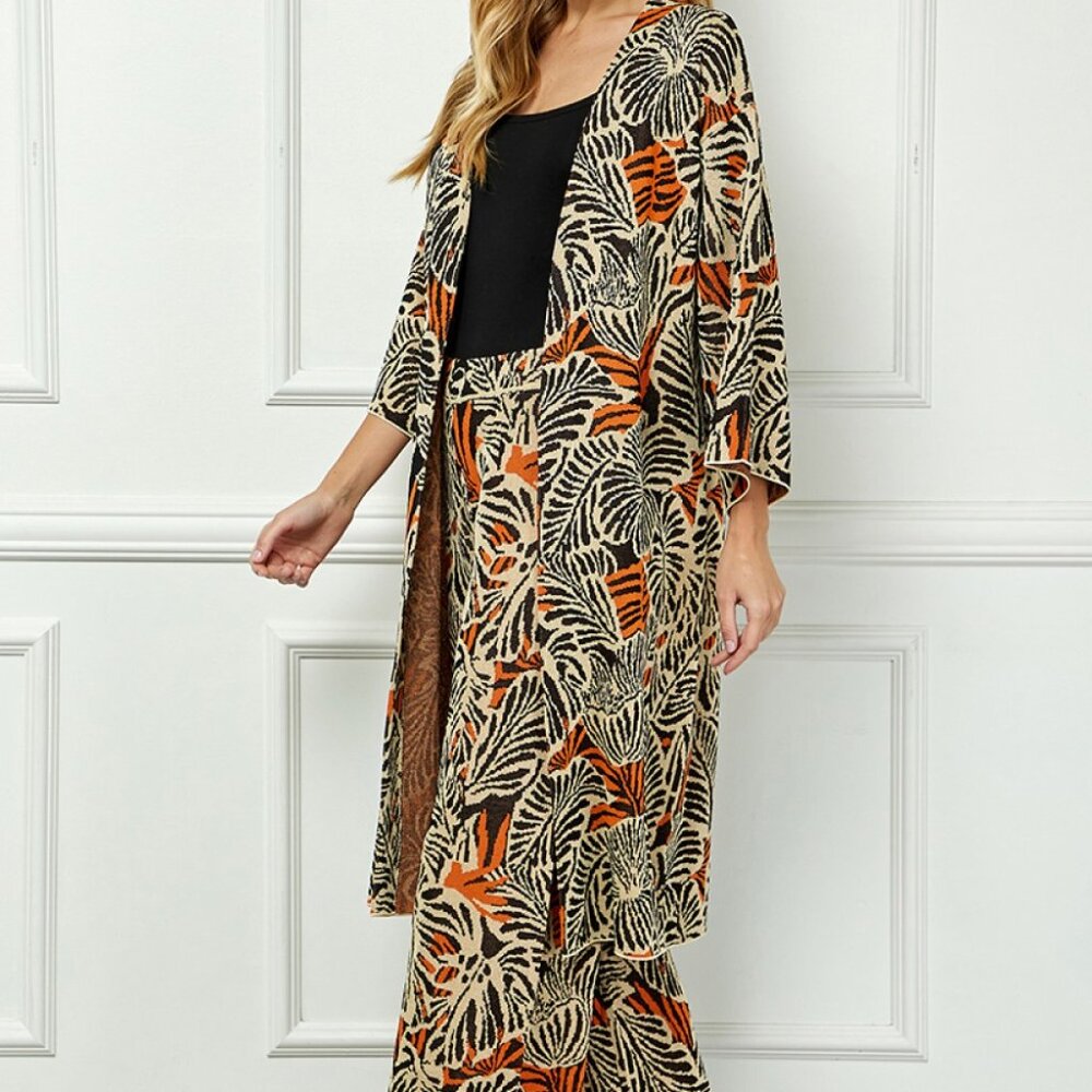 See and Be Seen - NEW - Jacquard Long Sweater
